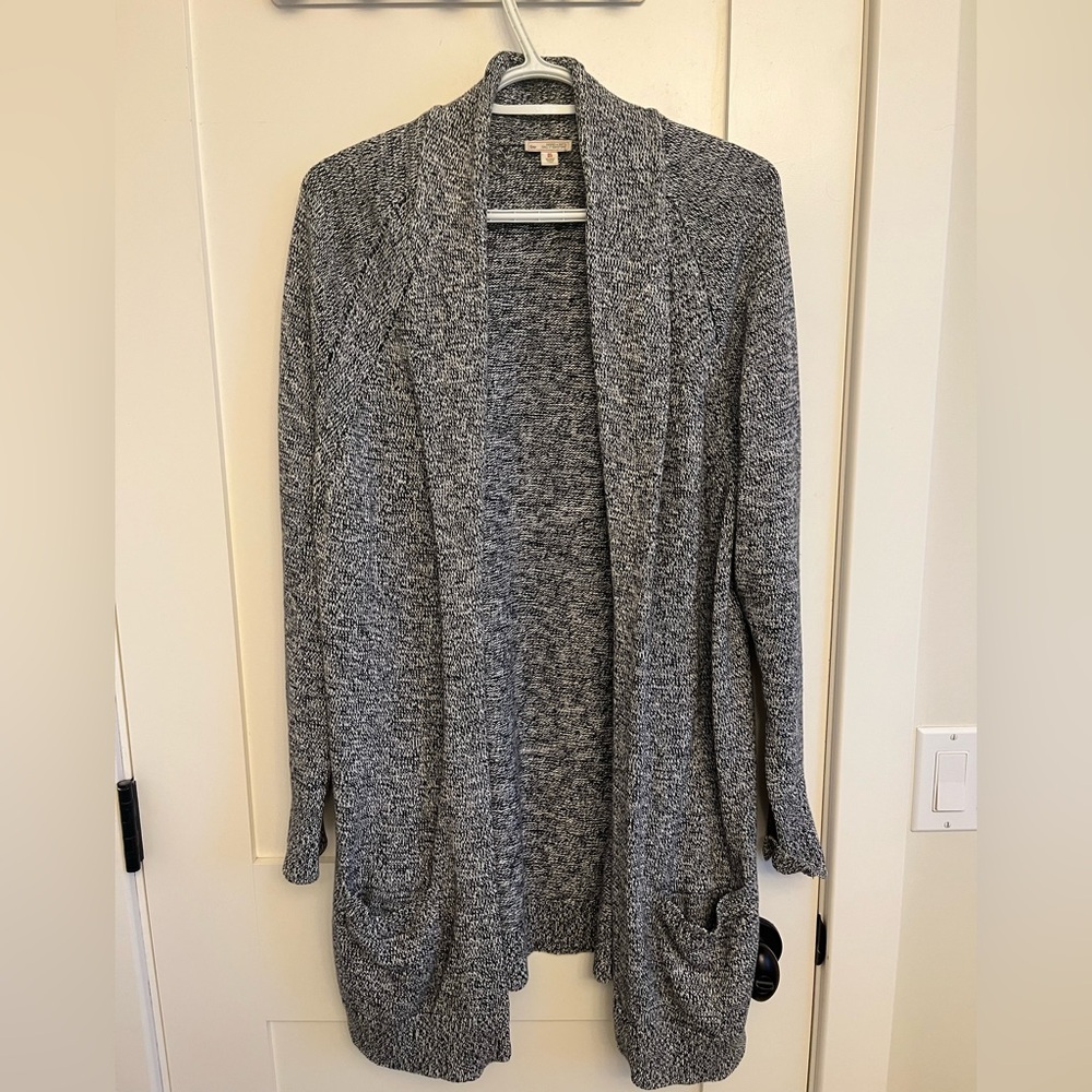 GAP Women's Marled Gray Cardigan